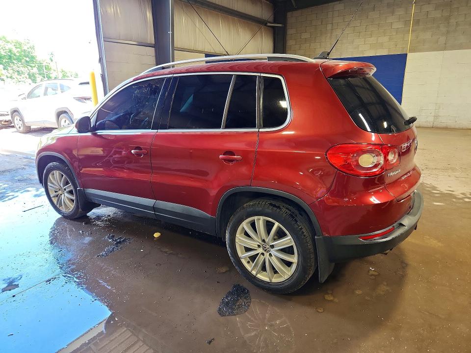 2011 Volkswagen Tiguan VIN WVGBV7AX7BW001009 COPART salvage auction — VANDALISM, Pa - Cert Of Salvage-Theft, sold $15 on 2026-08-03 (photo 2)