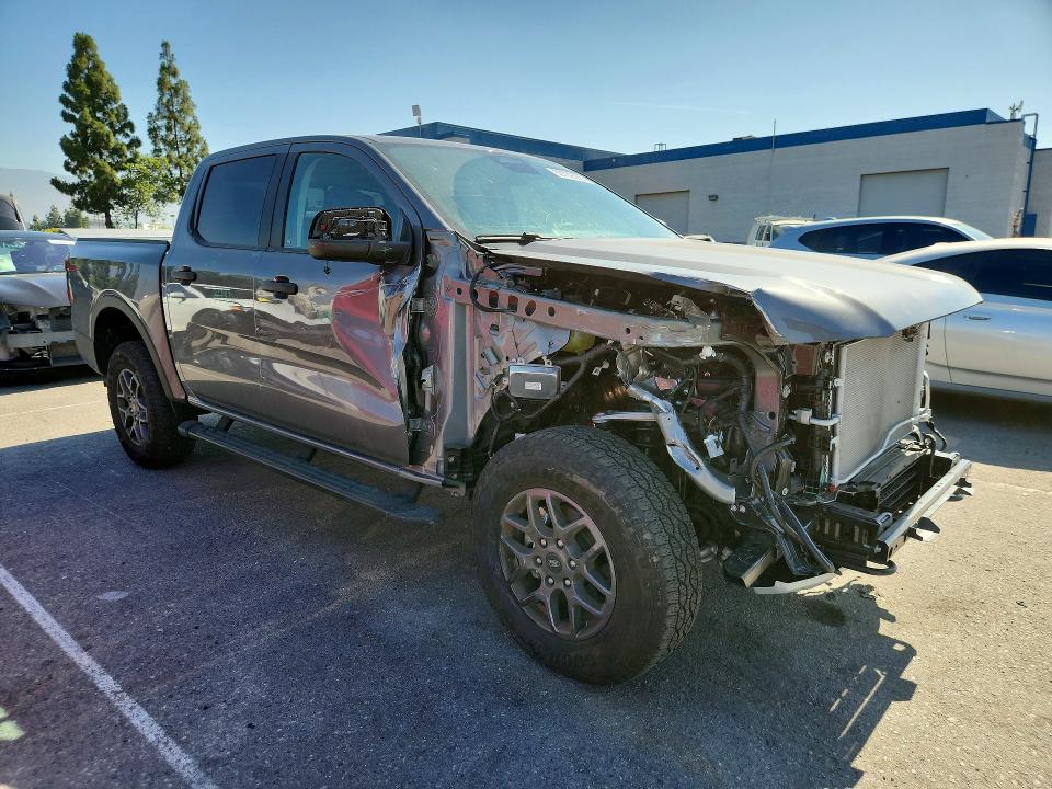 2025 Ford Ranger VIN 1FTER4HH7SLE43213 COPART salvage auction — FRONT END, Ca - Salvage Certificate, sold $17,100 on 2026-07-30 (photo 4)