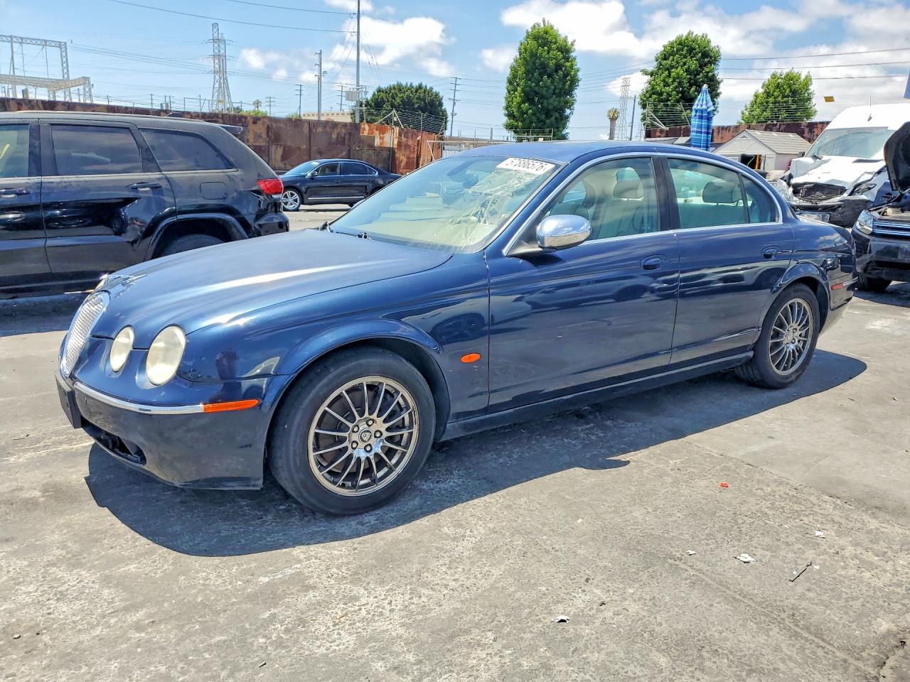 2007 Jaguar S type VIN SAJWA01A97FN73857 COPART salvage auction — Minor Dent/Scratches, CA - DIS/DLR/EXP ONLY CLEAN TITLE, sold $2,450 on 2026-09-09 (photo 1)