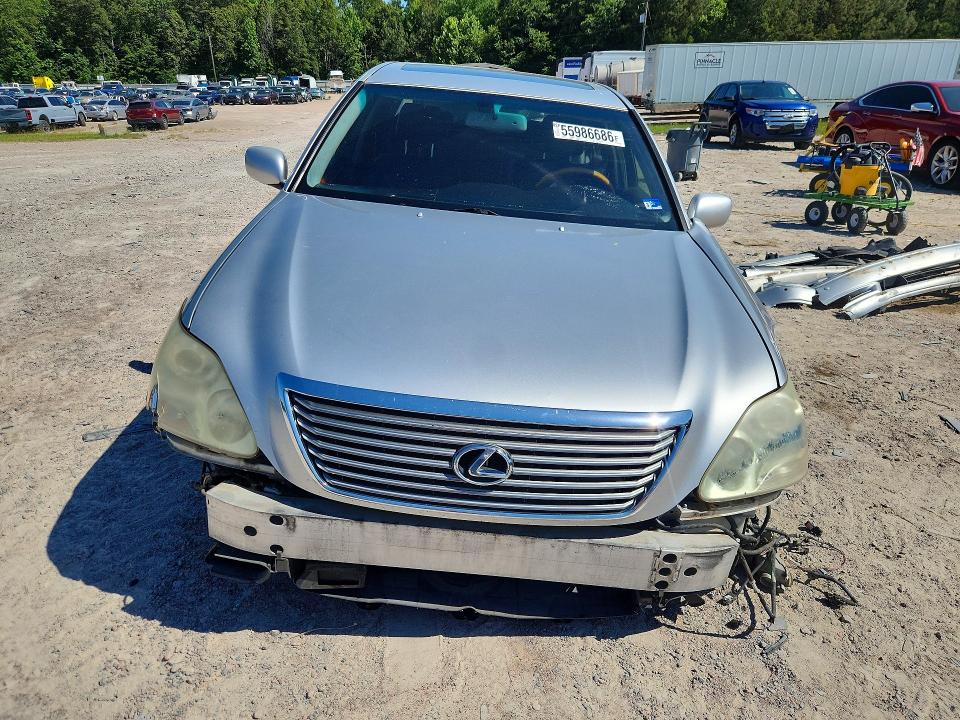 2004 Lexus Ls 430 VIN JTHBN36F440133405 COPART salvage auction — FRONT END, Va - Cert Of Title - Salvage, sold $725 on 2026-07-06 (photo 5)