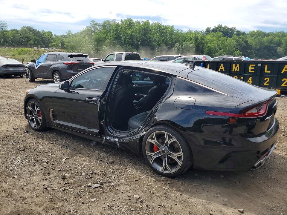2018 Kia VIN KNAE55LC2J6038982 COPART salvage auction — SIDE, NY - MV-907A SALVAGE CERTIFICATE, sold $5,700 on 2026-07-02 (photo 2)