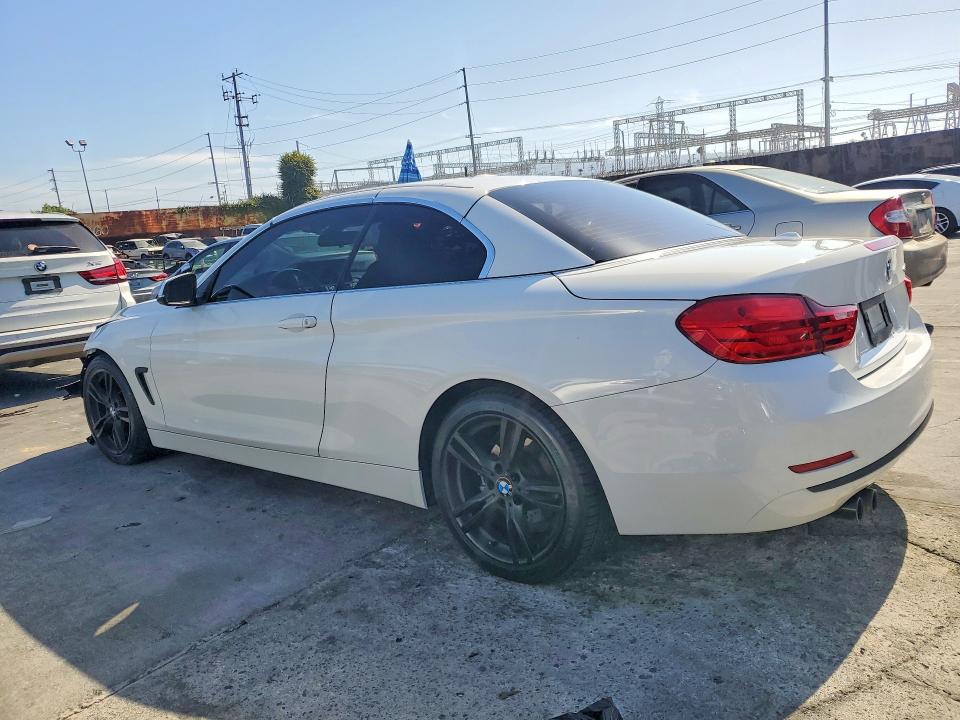 2017 BMW 4er VIN WBA4U7C58H5H19338 COPART salvage auction — FRONT END, Ca - Salvage Certificate, sold $200 on 2026-07-31 (photo 2)