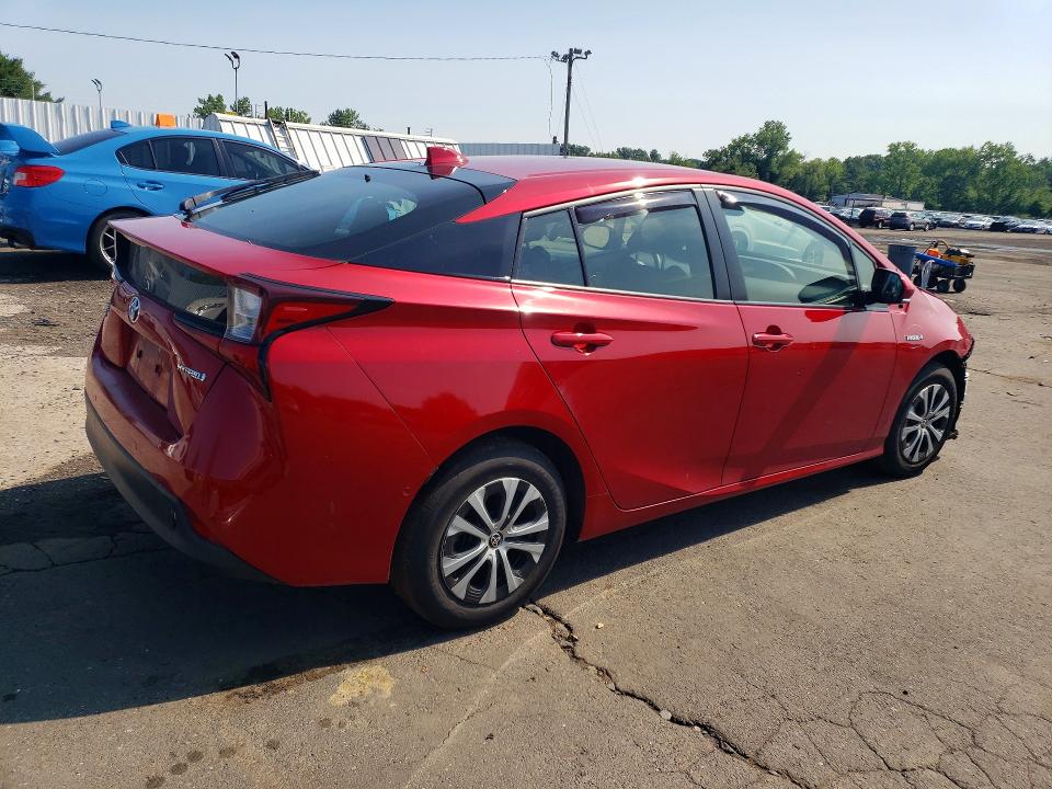 2020 Toyota Prius VIN JTDL9RFU9L3013432 COPART salvage auction — FRONT END, CT - CERT OF TITLE-SALVAGE, sold $3,150 on 2026-07-02 (photo 3)