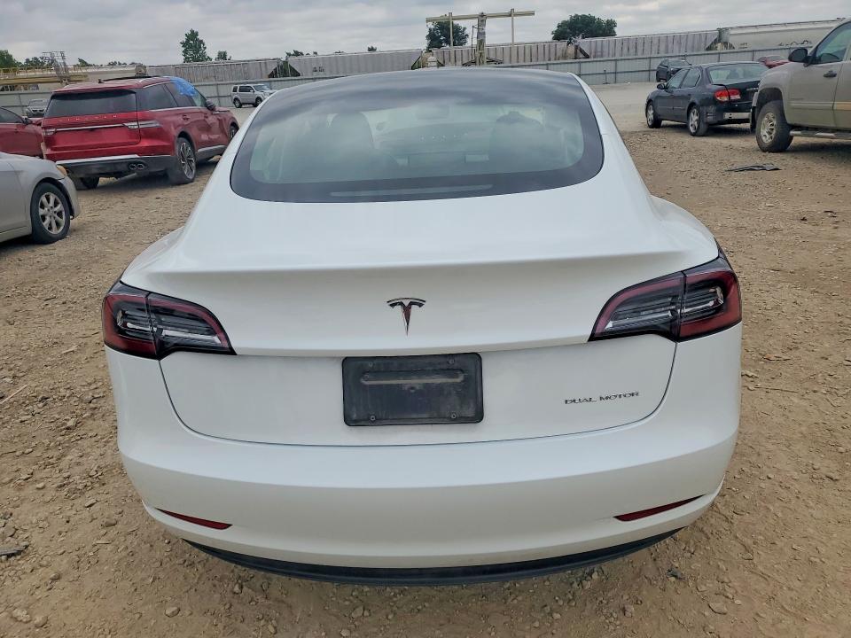2023 Tesla Model 3 VIN 5YJ3E1EB6PF393576 COPART salvage auction — FRONT END, Ks - Cert Of Title-Salvage, sold $1,250 on 2026-07-30 (photo 6)