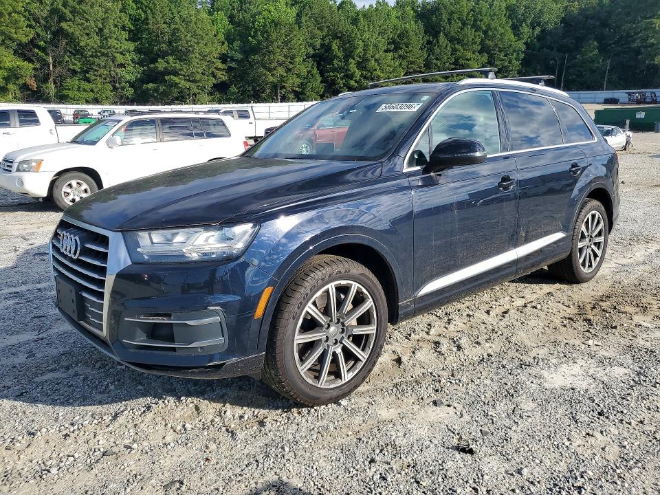 2017 Audi Q7 VIN WA1LAAF79HD016930 COPART salvage auction — FRONT END, Ga - Certificate Of Title, sold $4,250 on 2026-07-17 (photo 1)