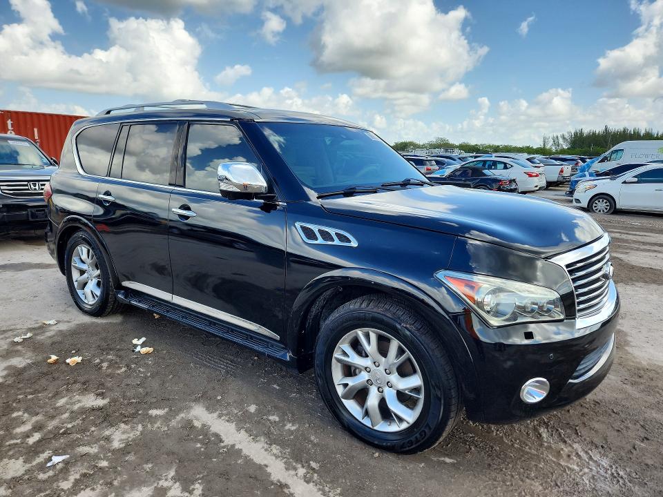 2011 Infiniti Qx56 VIN JN8AZ2ND9B9700748 COPART salvage auction — MISSING/ALTERED VIN, Fl - Cert Of Title-Rebuilt, sold $675 on 2026-07-22 (photo 4)