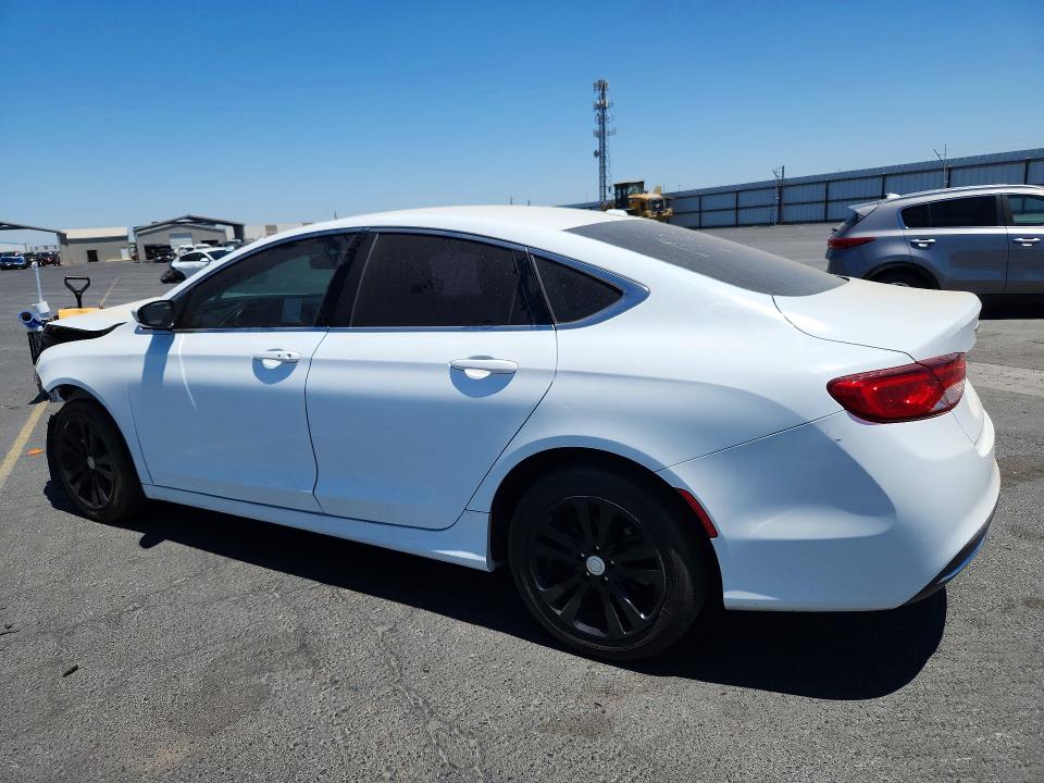 2016 Chrysler 200 VIN 1C3CCCAB3GN137117 COPART salvage auction — FRONT END, CA - SALVAGE CERTIFICATE, sold $775 on 2026-09-10 (photo 2)