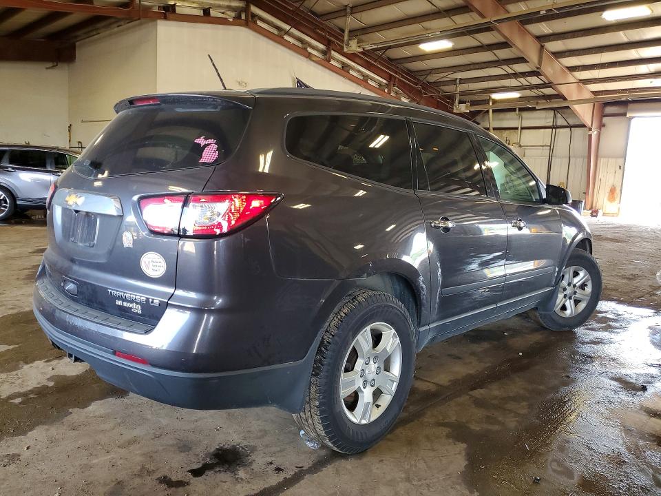 2013 Chevrolet Traverse VIN 1GNKRFED7DJ124741 COPART salvage auction — FRONT END, Mi - Certificate Of Title, sold $775 on 2026-07-31 (photo 3)