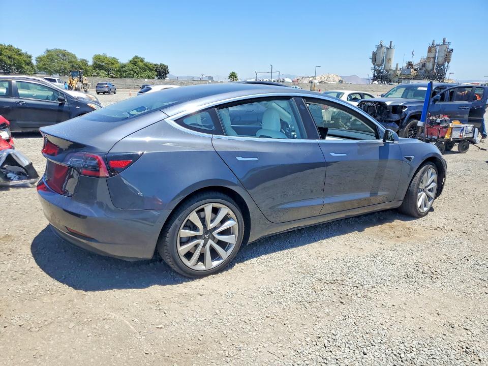 2018 Tesla VIN 5YJ3E1EBXJF097239 COPART salvage auction — FRONT END, CA - SALVAGE CERTIFICATE, sold $5,500 on 2026-07-28 (photo 3)