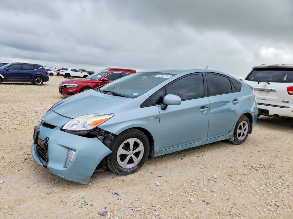 2013 Toyota Prius VIN JTDKN3DU9D1633394 COPART salvage auction — FRONT END, Tx - Salvage Vehicle Title, sold $1,600 on 2026-07-16 (photo 1)