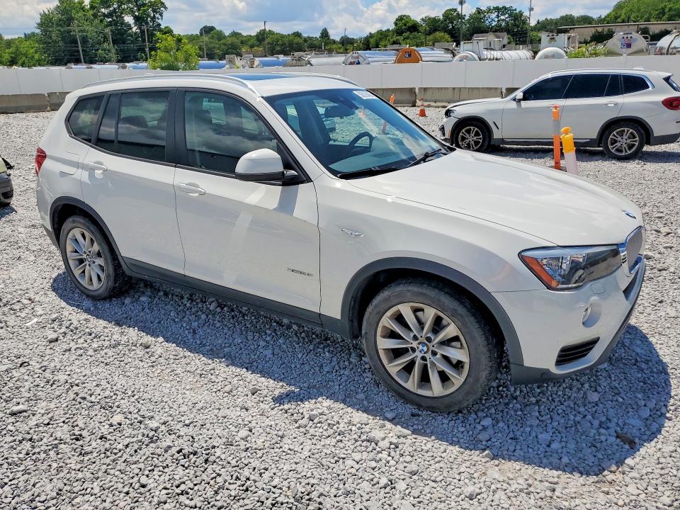 2015 BMW X3 VIN 5UXWX9C57F0D47353 COPART salvage auction — FRONT END, Oh - Cert Of Title-Salvage, sold $1,650 on 2026-07-28 (photo 4)