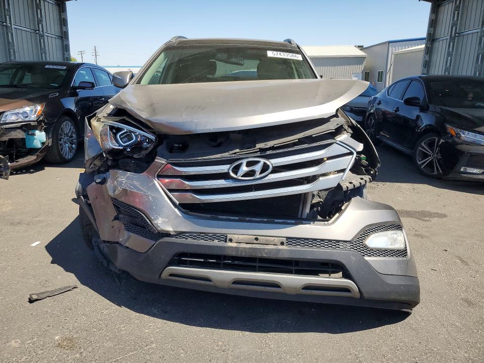 2014 Hyundai VIN 5XYZU3LB4EG142511 COPART salvage auction — FRONT END, Ca - Salvage Certificate, sold $675 on 2026-07-30 (photo 5)