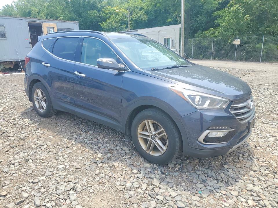 2018 Hyundai Santa fe VIN 5XYZUDLBXJG522405 COPART salvage auction — MECHANICAL, Ny - Certificate Of Title, sold $4,000 on 2026-07-23 (photo 4)