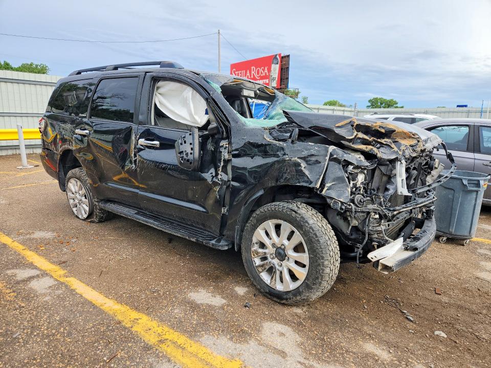 2013 Toyota Sequoia VIN 5TDDW5G15DS085027 COPART salvage auction — ALL OVER, Ks - Cert Of Title-Salvage, sold $1,500 on 2026-07-22 (photo 4)