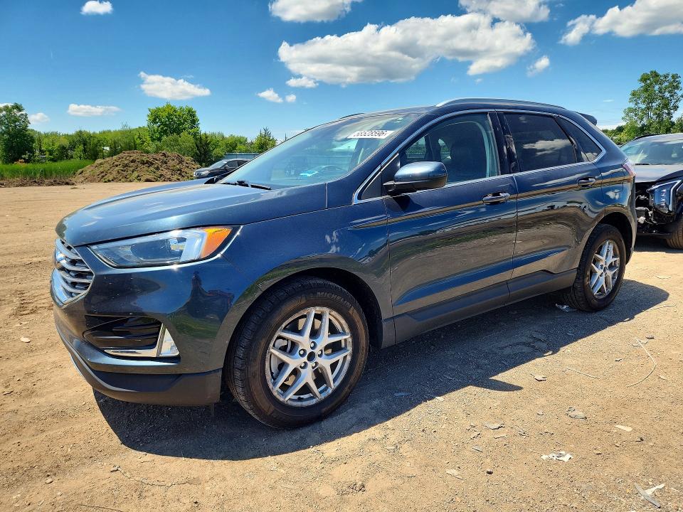 2022 Ford Edge VIN 2FMPK4J99NBA71311 COPART salvage auction — HAIL, Oh - Cert Of Title-Salvage, sold $9,000 on 2026-07-20 (photo 1)