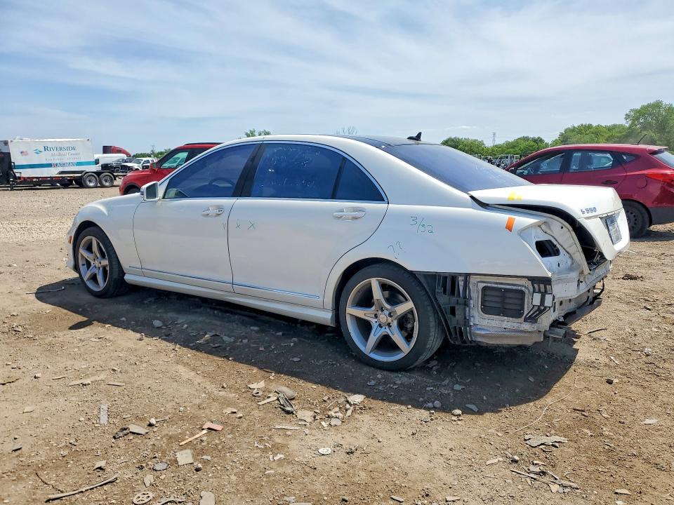 2012 Mercedes-benz S-klasse VIN WDDNG9EB0CA469920 COPART salvage auction — FRONT END, Il - Salvage Certificate, sold $4,400 on 2026-07-08 (photo 2)