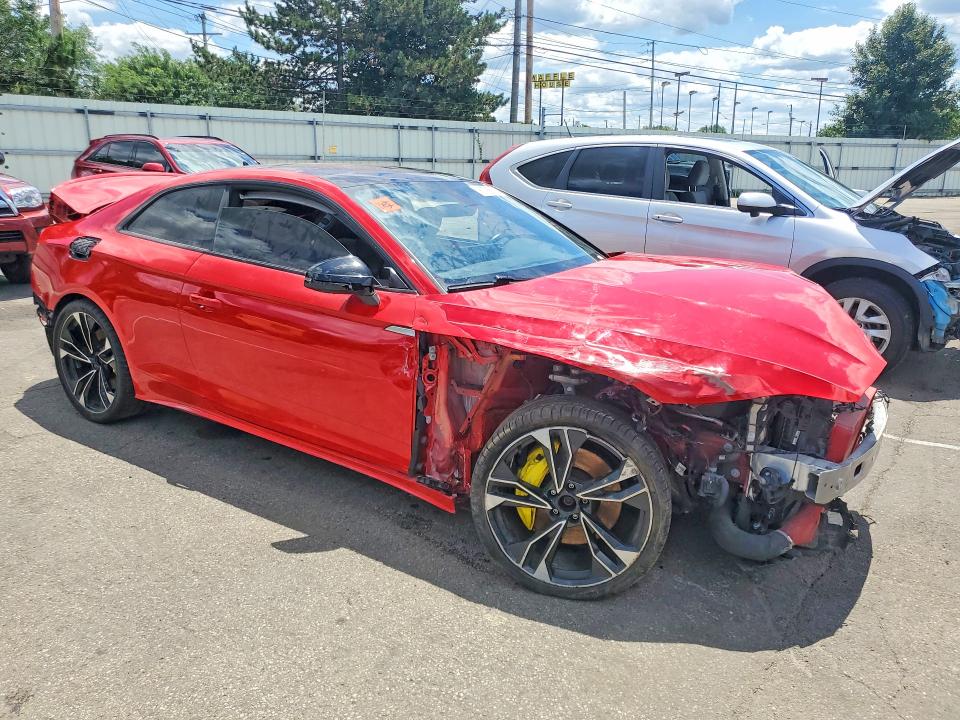 2021 Audi Rs5 VIN WAUR4AF54MA024318 COPART salvage auction — FRONT END, Oh - Certificate Of Title, sold $4,600 on 2026-07-08 (photo 4)