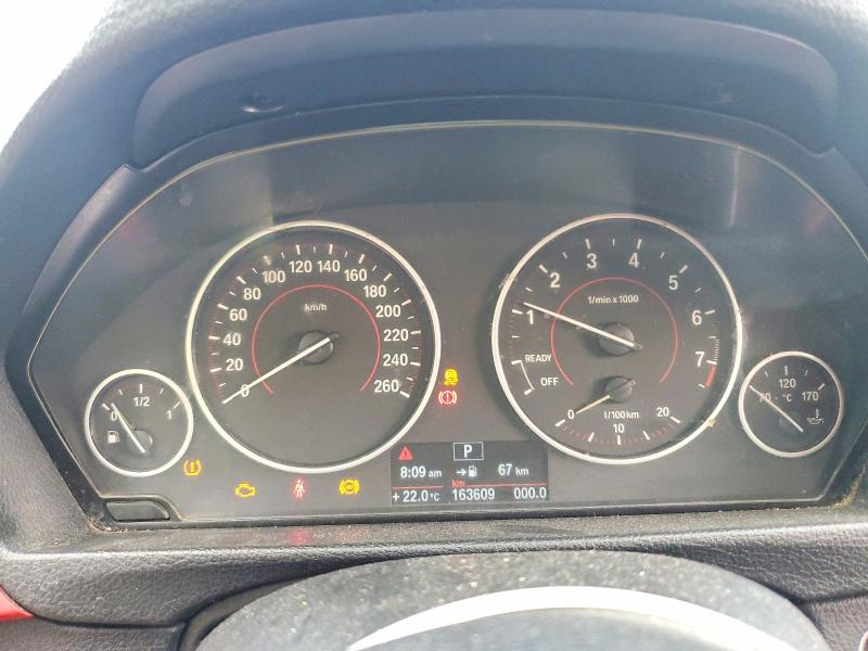 2014 BMW 3 series VIN WBA3C3G58ENS72083 COPART salvage auction — FRONT END, On - Permit No Brand - Unfit, sold $1,400 on 2026-07-14 (photo 9)