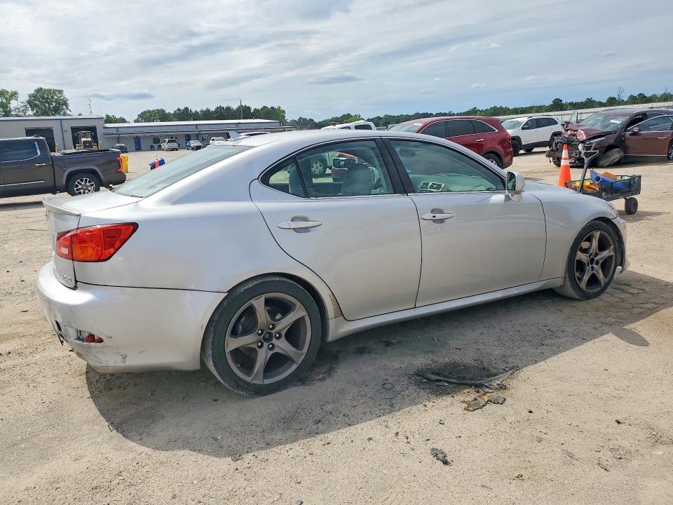 2007 Lexus Is VIN JTHBK262072030877 COPART salvage auction — REAR END, Sc - Cert Of Title-Salvage, sold $2,100 on 2026-07-06 (photo 3)