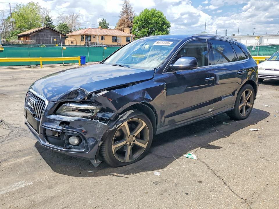 2017 Audi Q5 VIN WA1D7AFP8HA020861 COPART salvage auction — FRONT END, Co - Public - Salvage Title, sold $900 on 2026-07-07 (photo 1)