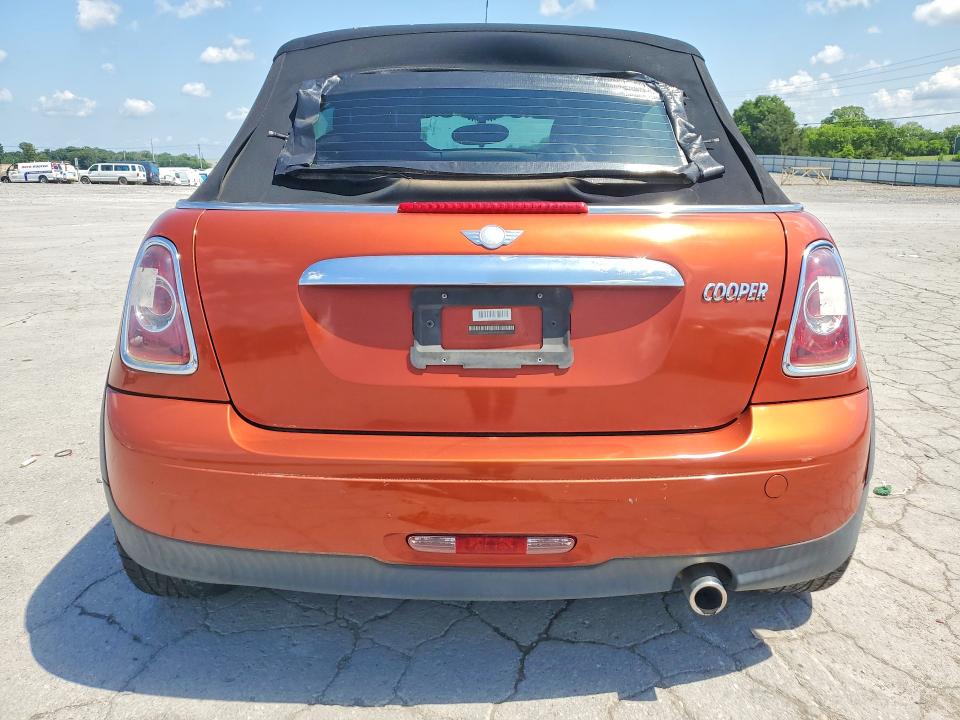 2011 Mini Cooper VIN WMWZN3C53BT133061 COPART salvage auction — NORMAL WEAR, Tn - Certificate Of Title, sold $175 on 2026-07-27 (photo 6)