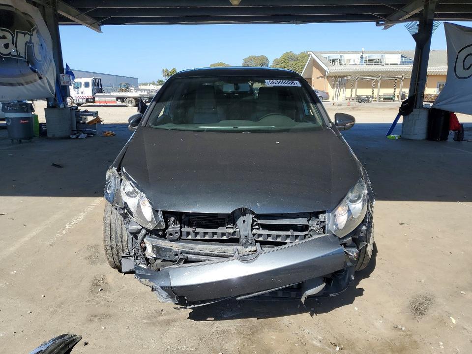 2012 Volkswagen VIN WVWGD7AJ1CW077769 COPART salvage auction — FRONT END, Salvage Title, sold $2,100 on 2026-07-16 (photo 5)