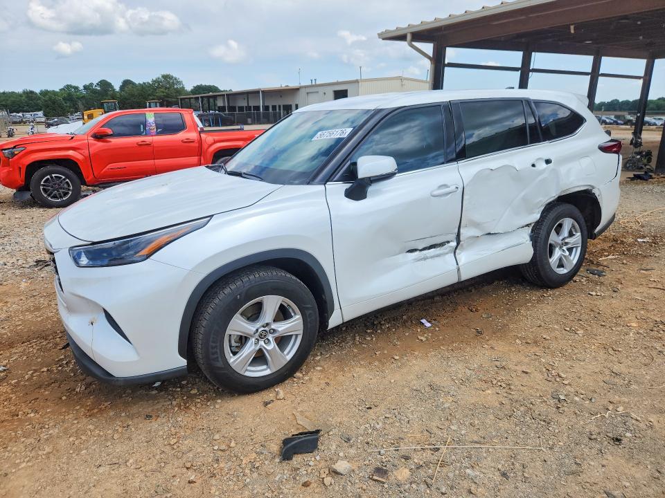 2022 Toyota Highlander VIN 5TDCZRAH2NS115960 COPART salvage auction — SIDE, Al - Cert Of Title-Salvage Title, sold $14,400 on 2026-07-22 (photo 1)