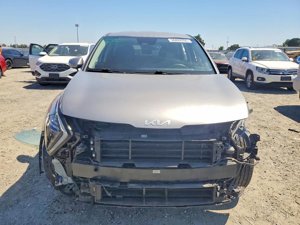 2023 Kia Sportage VIN KNDPU3AF7P7132309 COPART salvage auction — FRONT END, Ca - Salvage Certificate, sold $6,600 on 2026-07-14 (photo 5)