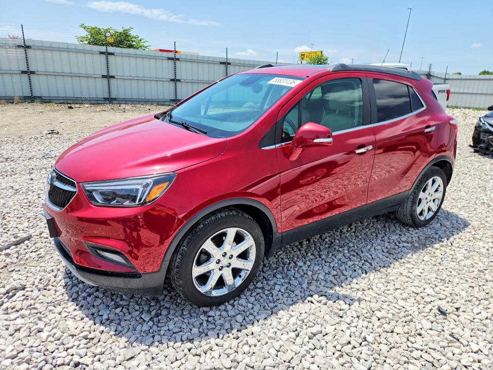 2018 Buick Encore VIN KL4CJCSM6JB713061 COPART salvage auction — HAIL, Il - Salvage Certificate, sold $3,000 on 2026-07-20 (photo 1)