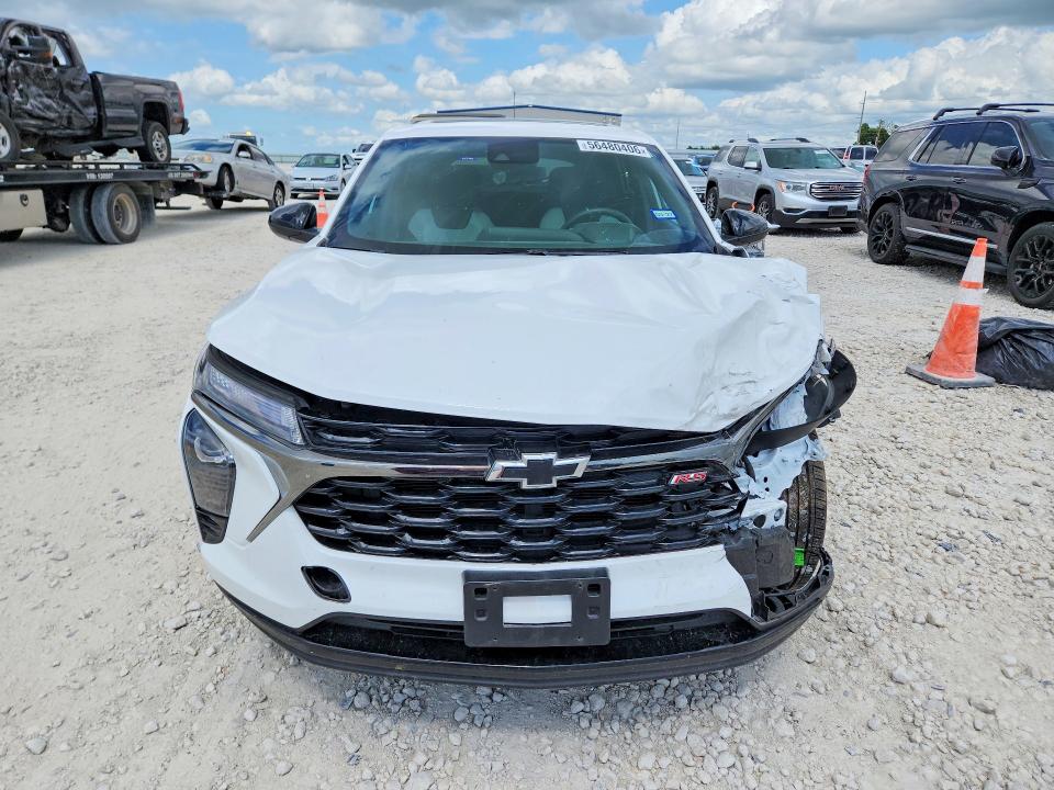 2025 Chevrolet VIN KL77LGEPXSC273241 COPART salvage auction — FRONT END, Tx - Salvage Vehicle Title, sold $5,900 on 2026-07-09 (photo 5)