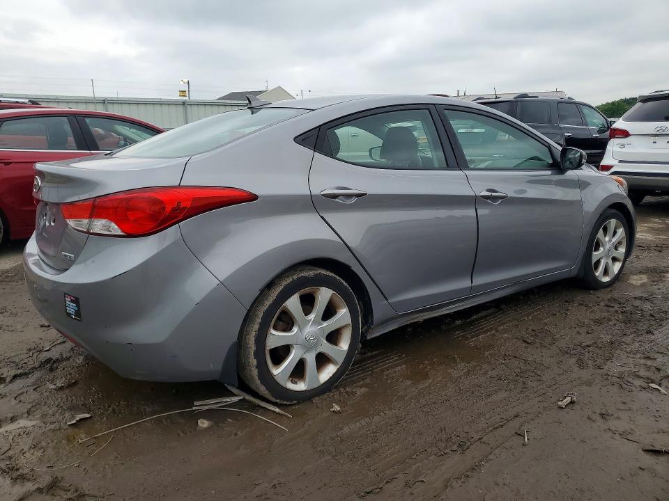 2013 Hyundai Elantra VIN KMHDH4AE8DU516533 COPART salvage auction — NORMAL WEAR, In - Cert Of Title-Salvage Title, sold $1,850 on 2026-07-15 (photo 3)