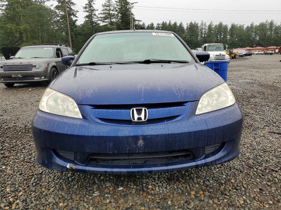 2005 Honda Civic VIN JHMES96645S025557 COPART salvage auction — MINOR DENT/SCRATCHES, WA - VEHICLE CERT OF OWNERSHIP-TITL, sold $325 on 2026-07-17 (photo 5)