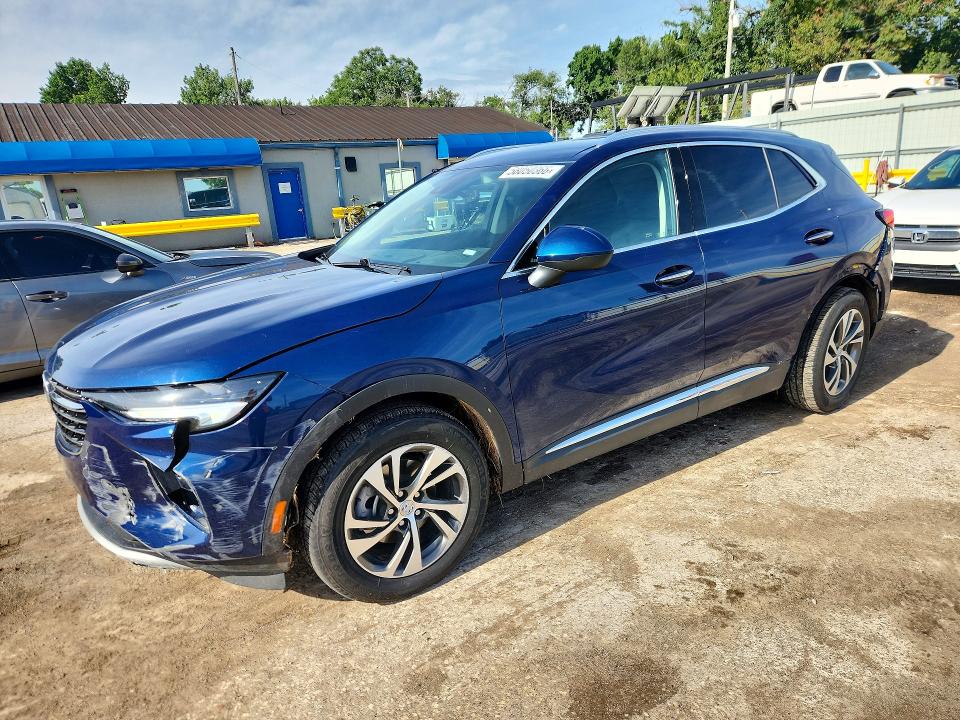 2023 Buick Envision VIN LRBFZNR46PD074303 COPART salvage auction — FRONT END, Ar - Cert Of Title-Salvage, sold $200 on 2026-07-27 (photo 1)