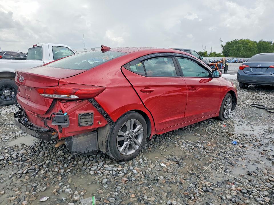 2017 Hyundai Elantra VIN KMHD84LF5HU298725 COPART salvage auction — SIDE, FL - CERT OF TITLE SLVG REBUILDABLE, sold $975 on 2026-07-15 (photo 3)