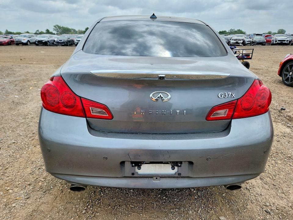 2013 Infiniti G VIN JN1CV6AR1DM765587 COPART salvage auction — FRONT END, Il - Salvage Certificate, sold $250 on 2026-07-30 (photo 6)