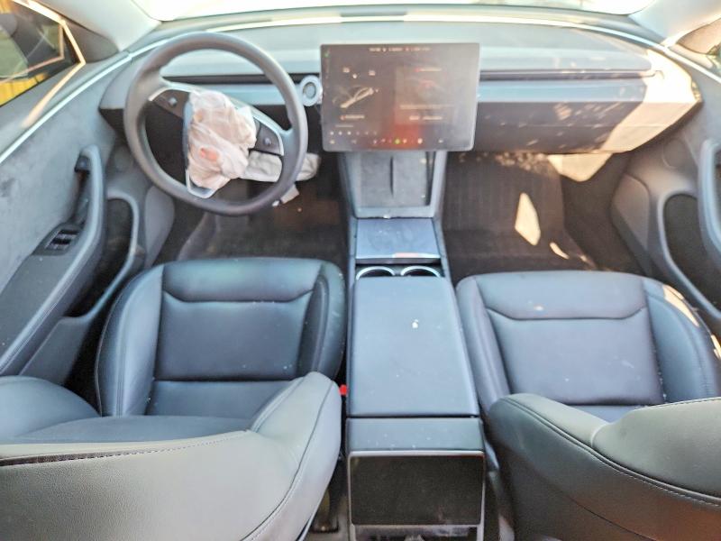 2025 Tesla VIN 5YJ3E1EB4SF011022 COPART salvage auction — FRONT END, Ca - Salvage Certificate, sold $6,600 on 2026-07-24 (photo 8)