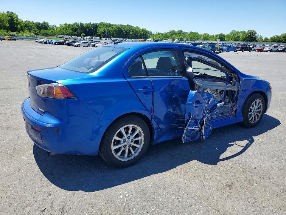 2011 Mitsubishi Lancer VIN JA32U2FU4BU001665 COPART salvage auction — SIDE, PA - CERTIFICATE OF SALVAGE, sold $600 on 2026-07-14 (photo 3)