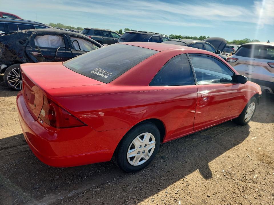 2003 Honda Civic VIN 1HGEM22573L006137 COPART salvage auction — FRONT END, Il - Salvage Certificate, sold $275 on 2026-07-09 (photo 3)