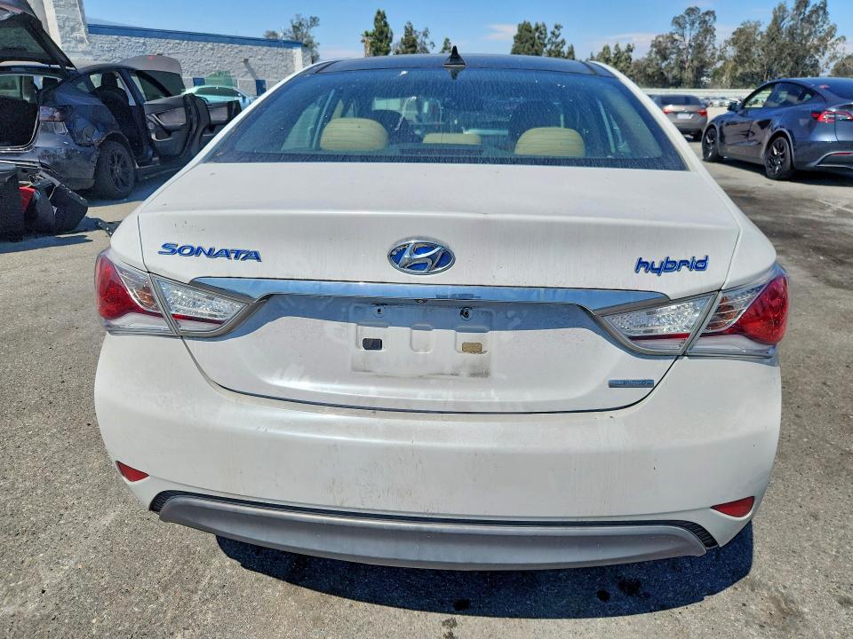 2013 Hyundai Sonata VIN KMHEC4A47DA067115 COPART salvage auction — FRONT END, Ca - Salvage Certificate, sold $675 on 2026-07-23 (photo 6)