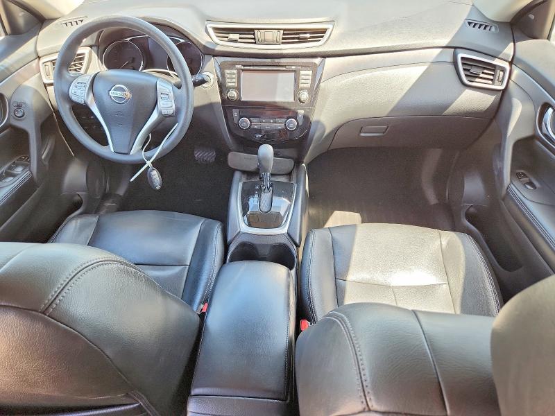 2016 Nissan Rogue VIN KNMAT2MVXGP608686 COPART salvage auction — FRONT END, Ut - Salvage Certificate, sold $1,250 on 2026-07-31 (photo 8)