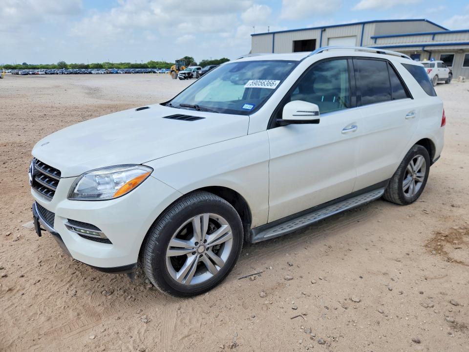 2014 Mercedes-benz Ml-class VIN 4JGDA5JB9EA388953 COPART salvage auction — MINOR DENT/SCRATCHES, Tx - Certificate Of Title, sold $3,250 on 2026-07-02 (photo 1)