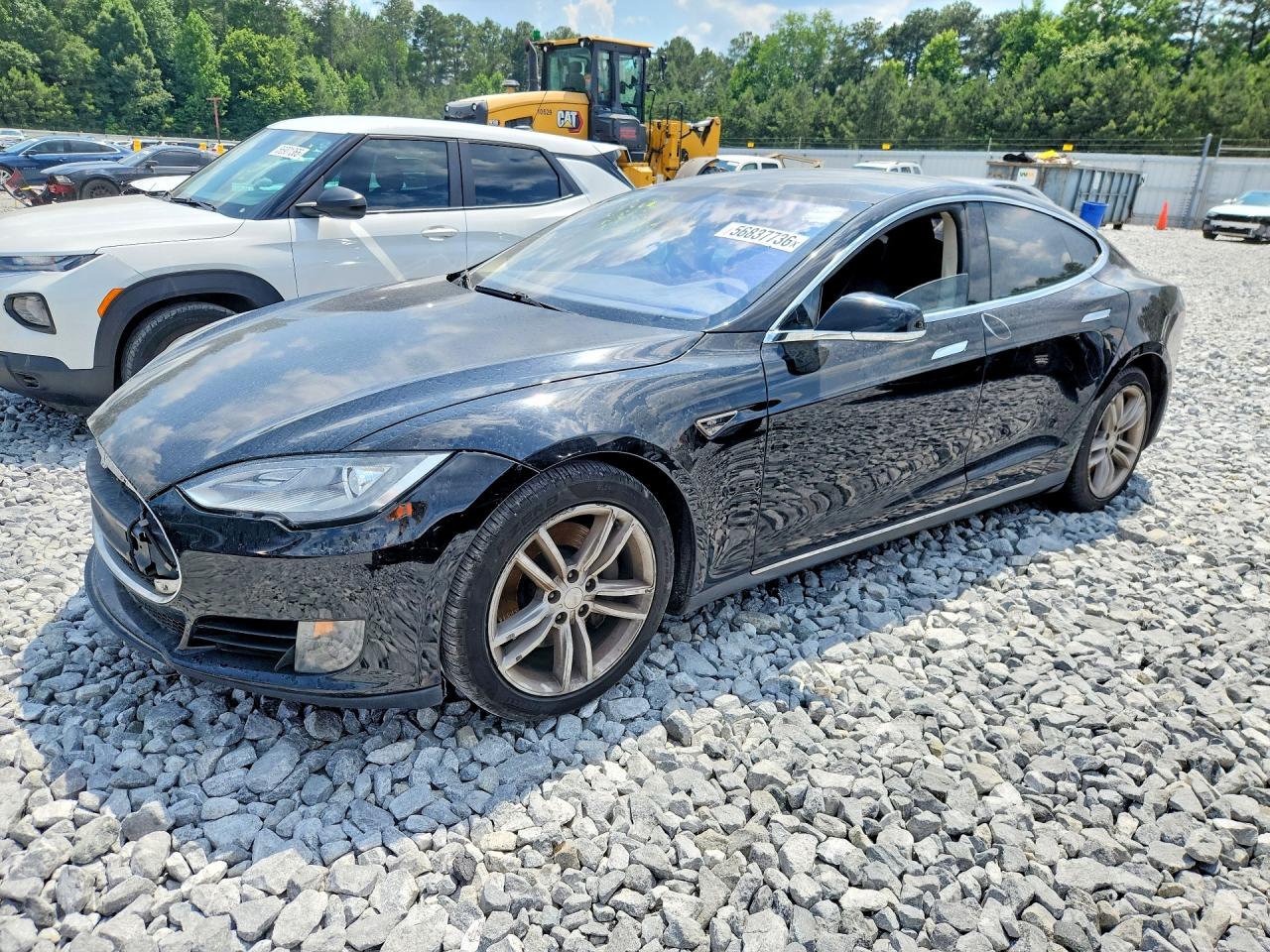 2013 Tesla Model S VIN 5YJSA1CG9DFP07786 — COPART salvage auction photo