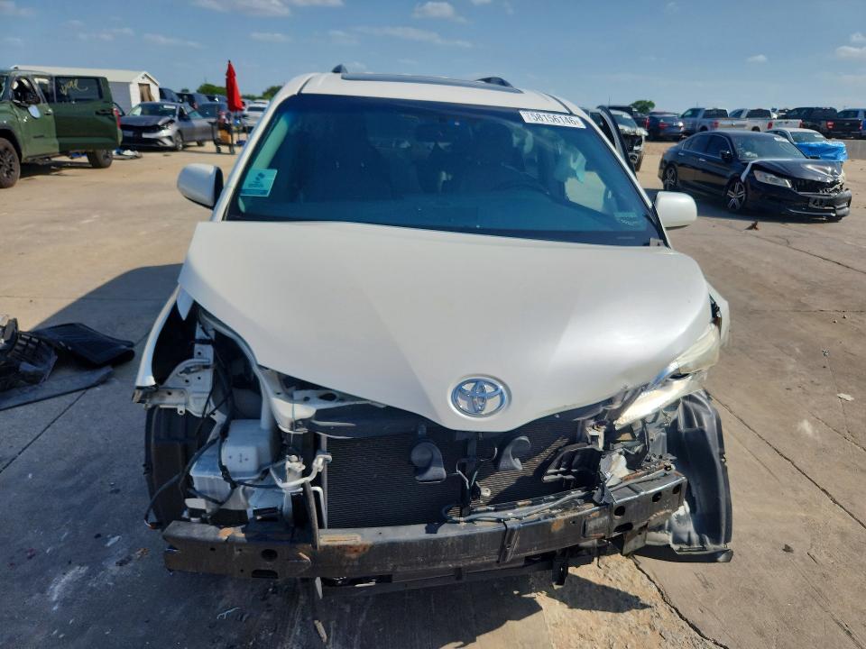 2017 Toyota Sienna VIN 5TDDZ3DC6HS160034 COPART salvage auction — FRONT END, TX - SALVAGE VEHICLE TITLE, sold $3,950 on 2026-07-09 (photo 5)