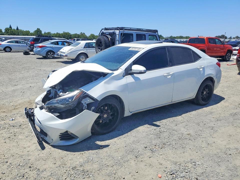 2017 Toyota VIN 5YFBURHE5HP665253 COPART salvage auction — FRONT END, Ca - Salvage Certificate, sold $3,050 on 2026-07-02 (photo 1)