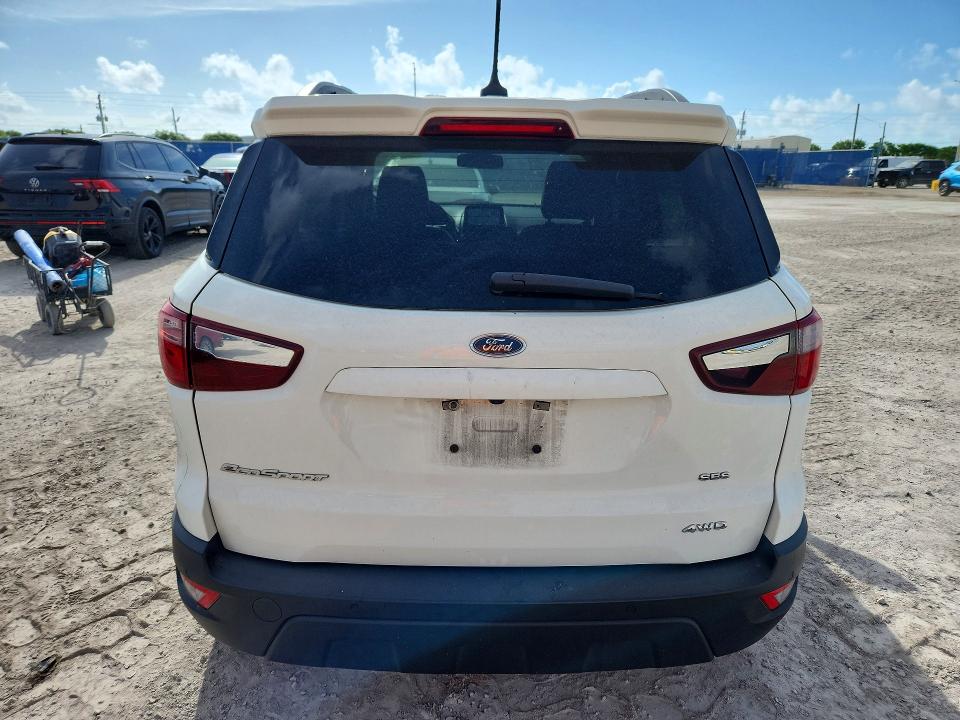 2020 Ford Ecosport VIN MAJ6S3JLXLC343437 COPART salvage auction — SIDE, FL - CERT OF TITLE SLVG REBUILDABLE, sold $2,400 on 2026-07-22 (photo 6)