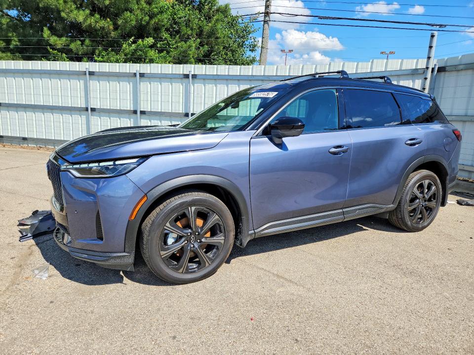 2026 Infiniti Qx60 VIN 5N1AL1HU3TC339925 COPART salvage auction — FRONT END, Oh - Certificate Of Title, sold $25,000 on 2026-07-03 (photo 1)