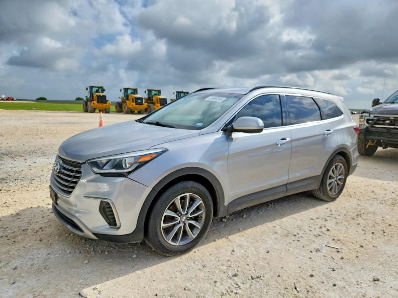 2017 Hyundai Santa Fe VIN KM8SM4HF9HU170516 COPART salvage auction — Front End, MT - CERTIFICATE OF TITLE (P), sold $3,400 on 2026-07-02 (photo 1)