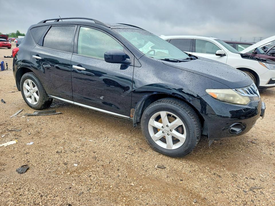 2009 Nissan Murano VIN JN8AZ18WX9W152746 COPART salvage auction — SIDE, IL - SALVAGE CERTIFICATE, sold $350 on 2026-07-16 (photo 4)
