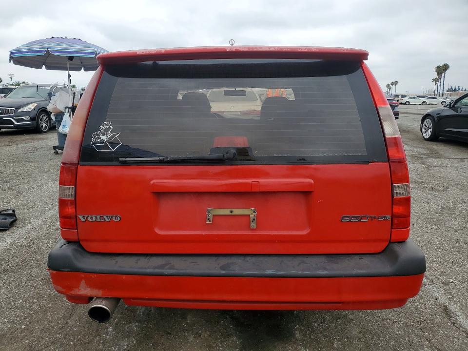 1996 Volvo 850 VIN YV1LW5826T2225573 COPART salvage auction — REAR END, Ca - Salvage Certificate, sold $200 on 2026-07-21 (photo 6)
