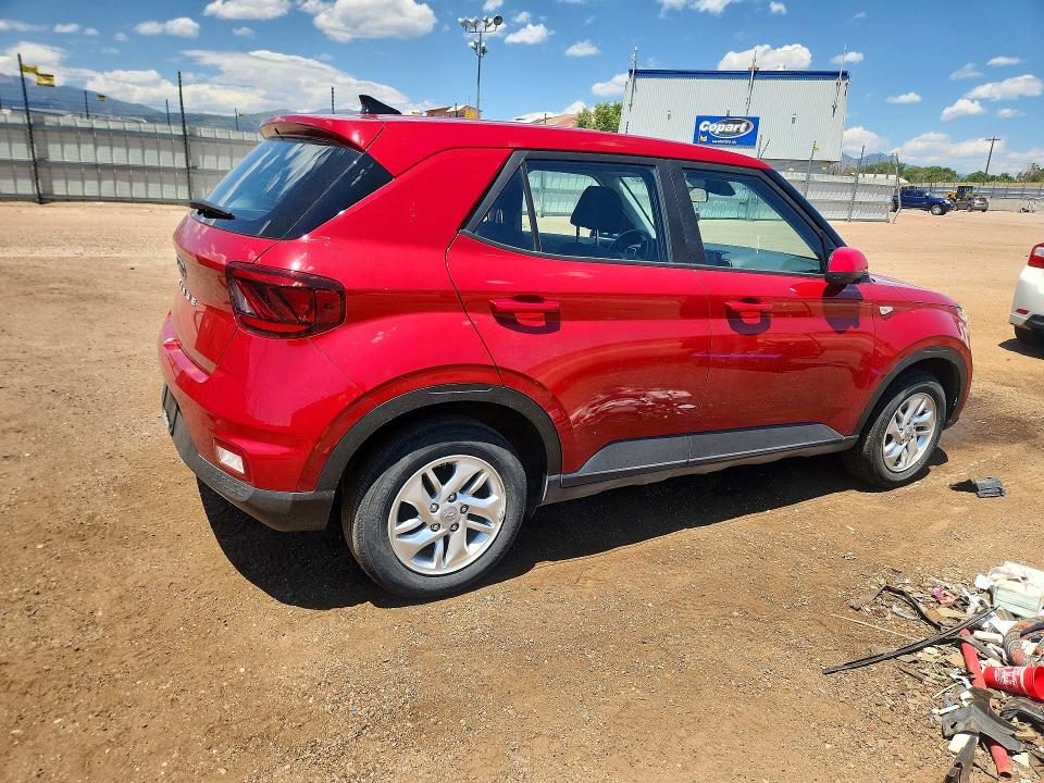 2022 Hyundai Venue VIN KMHRB8A32NU169067 COPART salvage auction — HAIL, Co - Certificate Of Title, sold $9,100 on 2026-08-03 (photo 3)